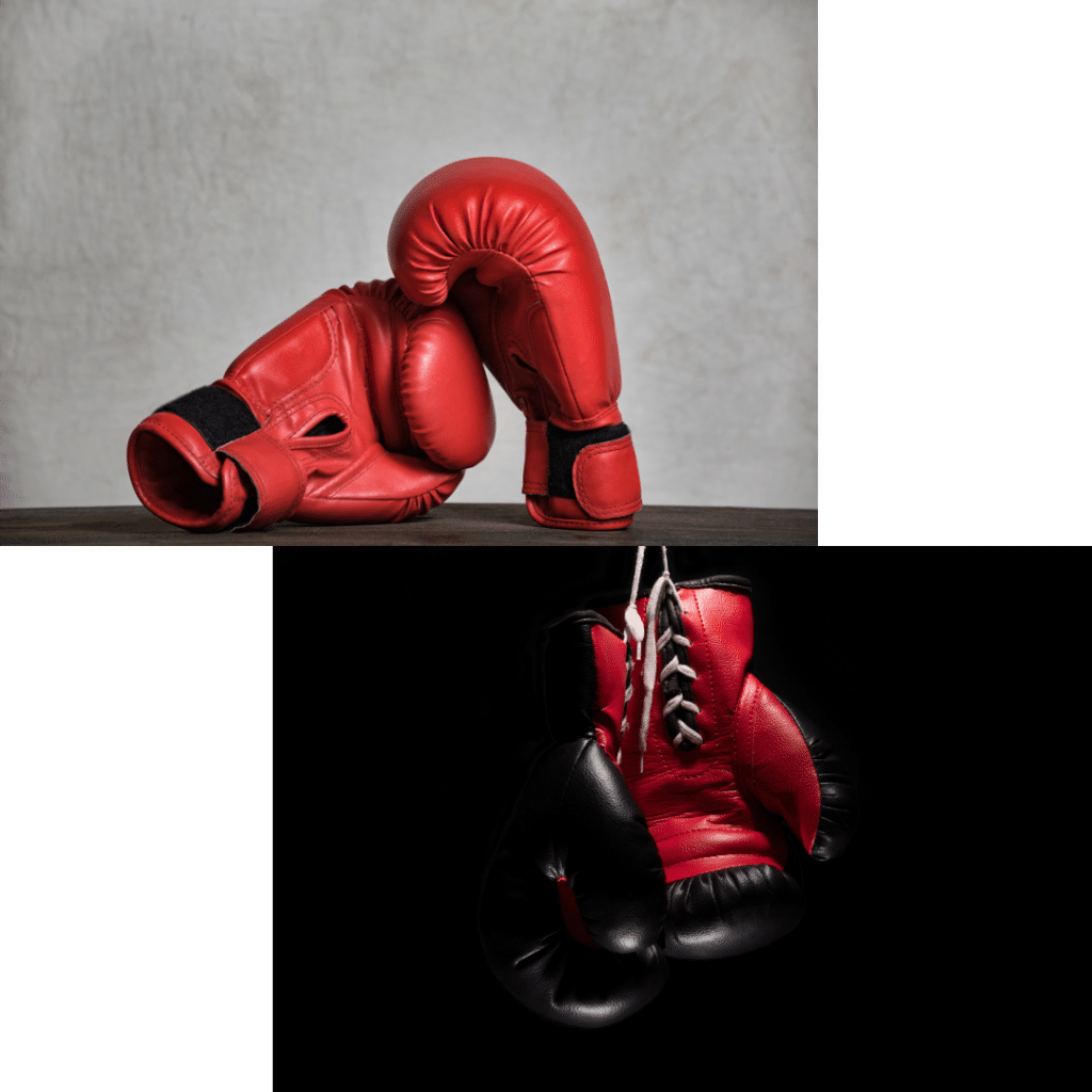 Boxhandschuhe Klett oder Schnürung