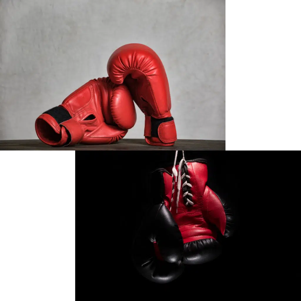 Boxhandschuhe Klett oder Schnürung